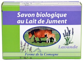 Ferme de la Comogne Lavendelzeep met paardenmelk 100g - 8806